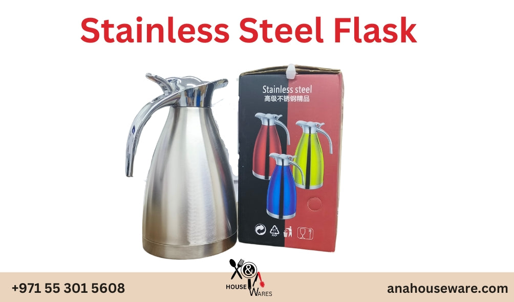 Stainless Steel Flask – Keep Your Drinks Hot or Cold for Hours